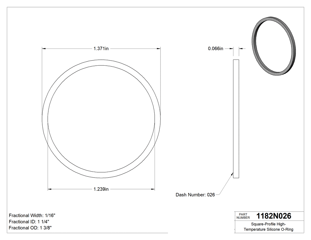 Technical drawing - 1182N026